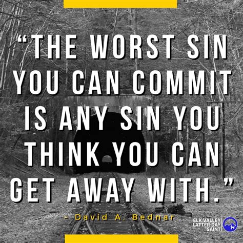 the worst sin to commit